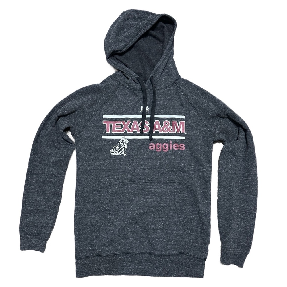 Texas A&M Charcoal Crewneck Sweatshirt with Aggies Logo
